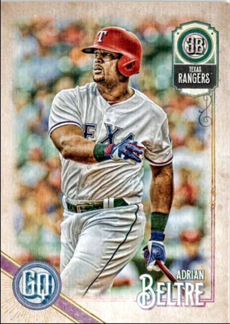 2018 Topps Gypsy Queen Adrian Beltre / Texas Rangers #257