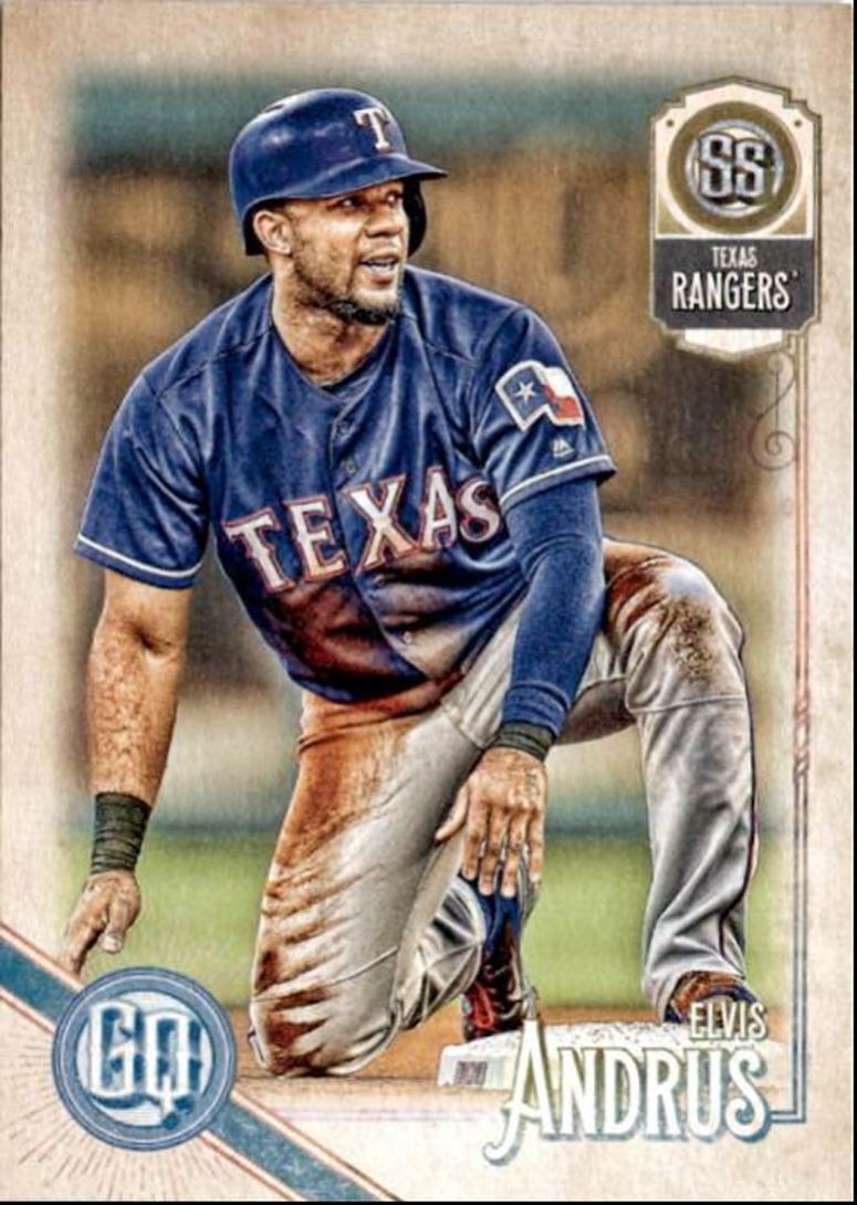 2018 Topps Gypsy Queen Elvis Andrus B Texas Rangers #113