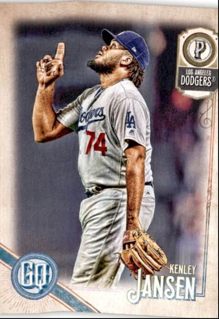 2018 Topps Gypsy Queen Kenley Jansen C Los Angeles Dodgers #161