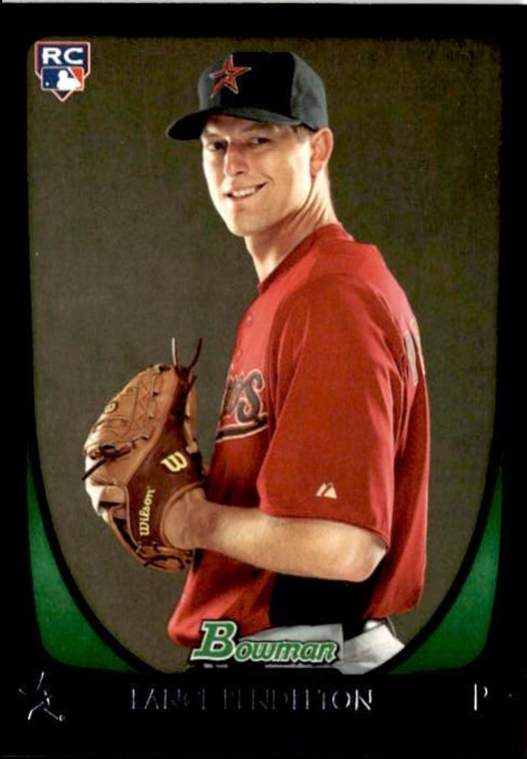 2011 Bowman Baseball Card Lance Pendleton Rookie P Houston Astros #68