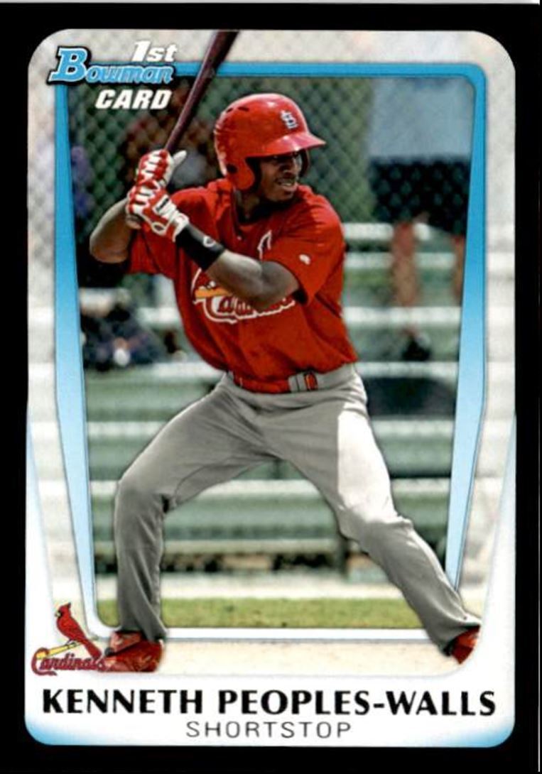 2011 Bowman Draft Picks & Prospects Kenneth Peoples-Walls St. Louis Cardinals