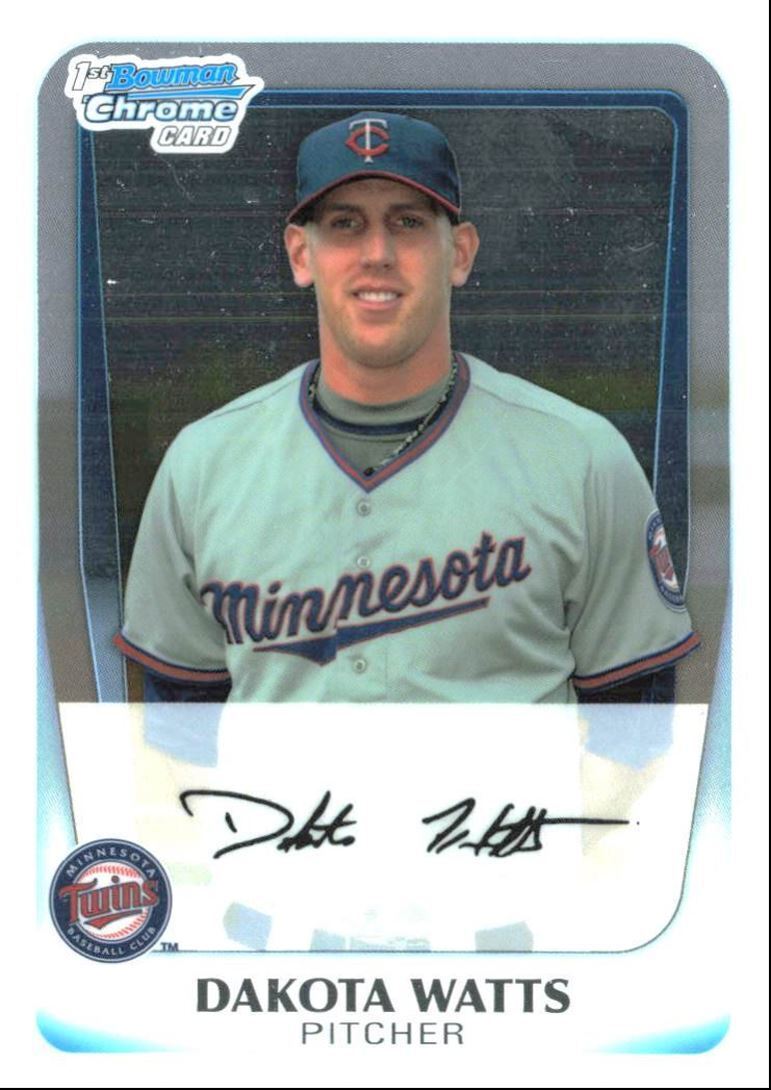 2011 Bowman Chrome Prospects Dakota Watts 1st Minnesota Twins #BCP154