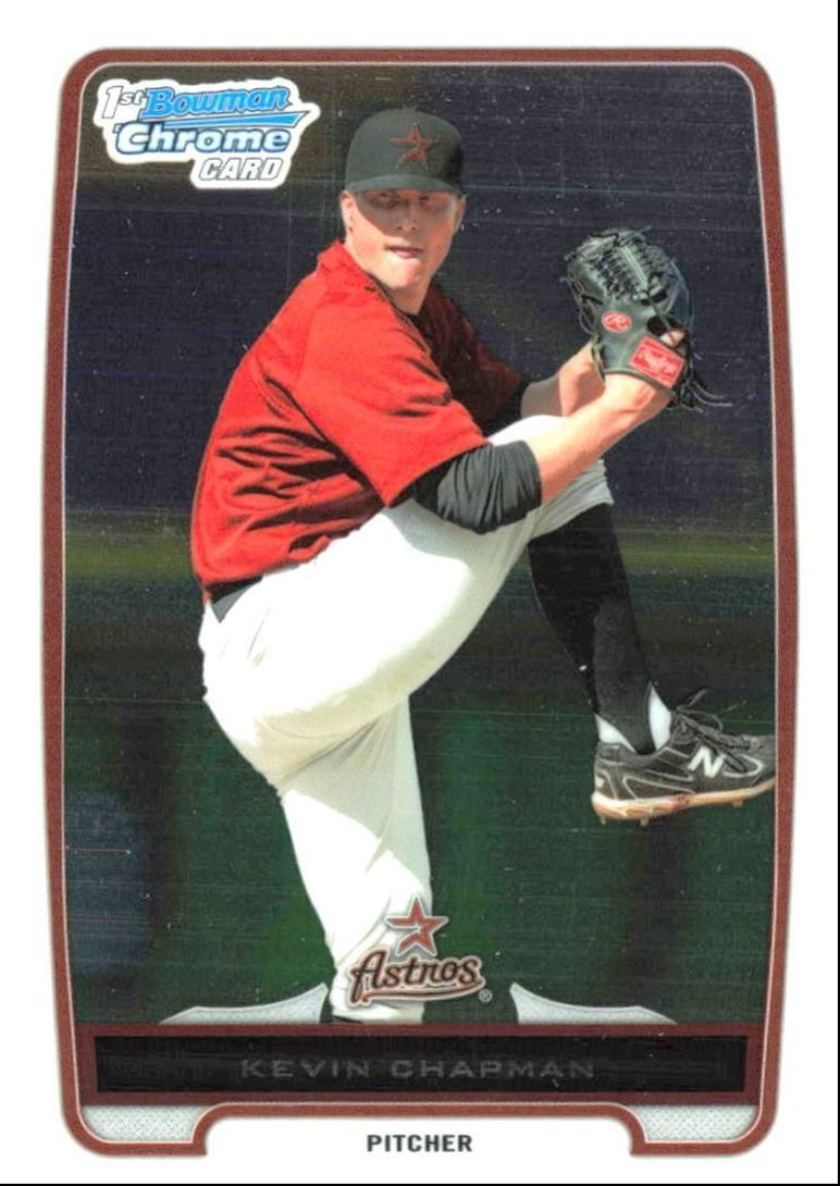 2012 Bowman Draft Picks & Prospects Chrome Kevin Chapman Houston Astros #BCP214