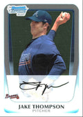 2011 Bowman Chrome Prospects Jake Thompson .. Atlanta Braves #BCP152