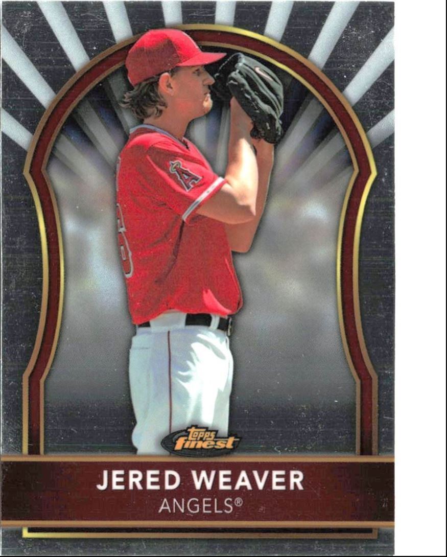 2011 Finest Jered Weaver Los Angeles Angels #52