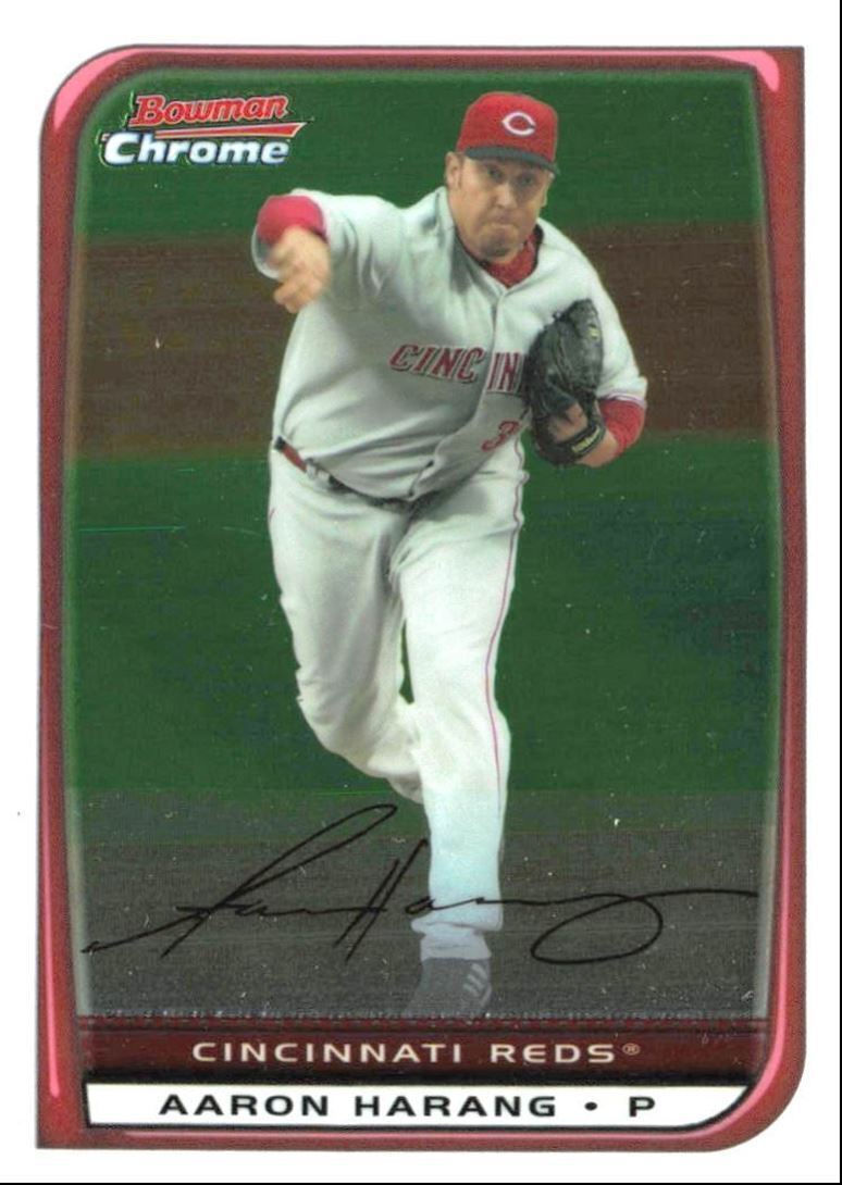 2008 Bowman Chrome Aaron Harang / Cincinnati Reds #50