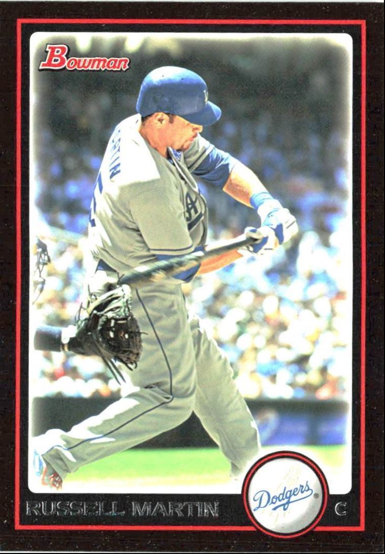 2010 Bowman Russell Martin Los Angeles Dodgers #84