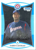 2008 Bowman Chrome Prospects Fabio Castillo Texas Rangers #BCP222
