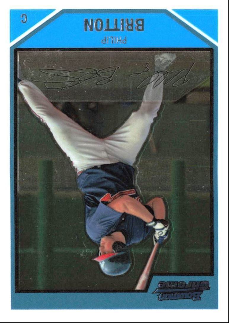 2007 Bowman Chrome Prospects Philip Britton Atlanta Braves #BC193