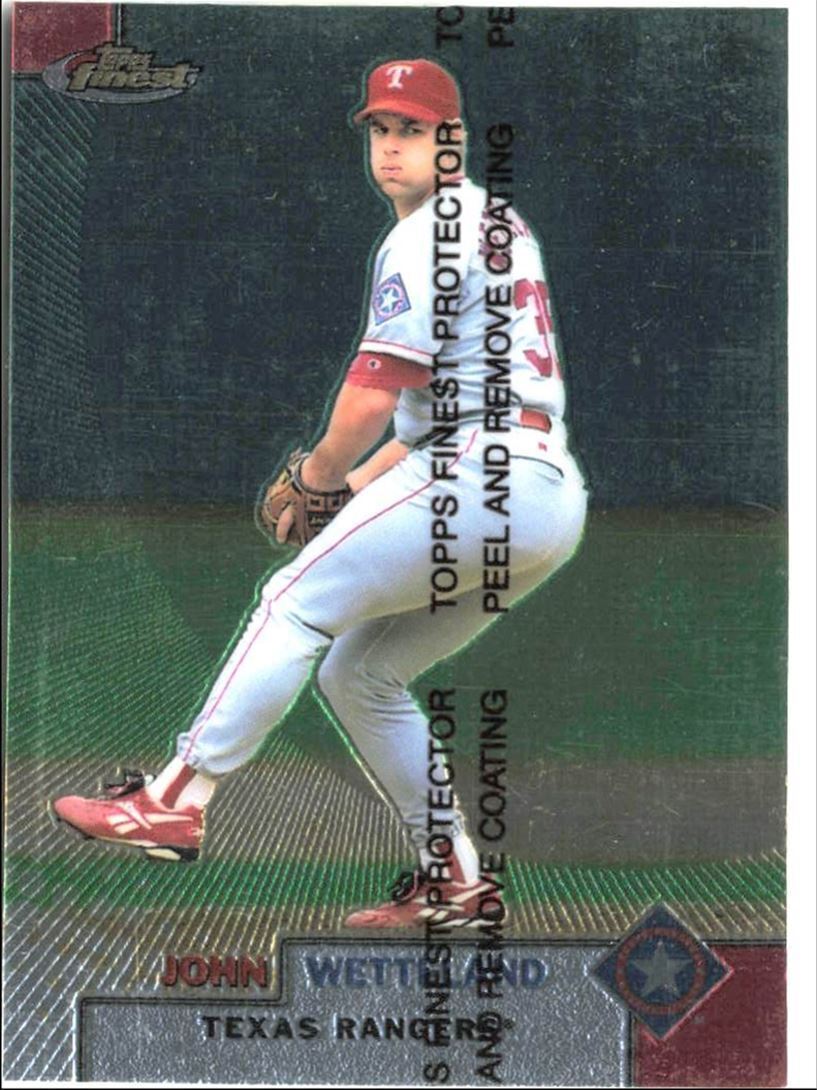 1999 Finest John Wetteland Texas Rangers #43