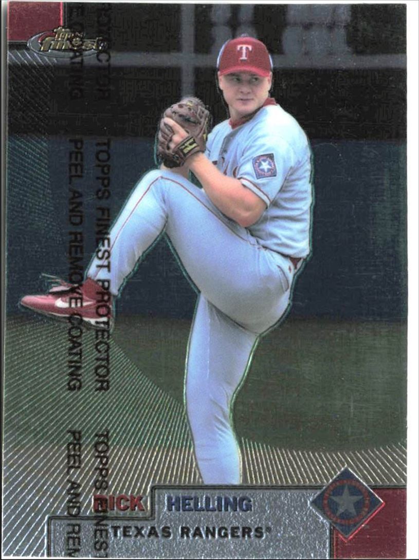 1999 Finest Rick Helling Texas Rangers #23
