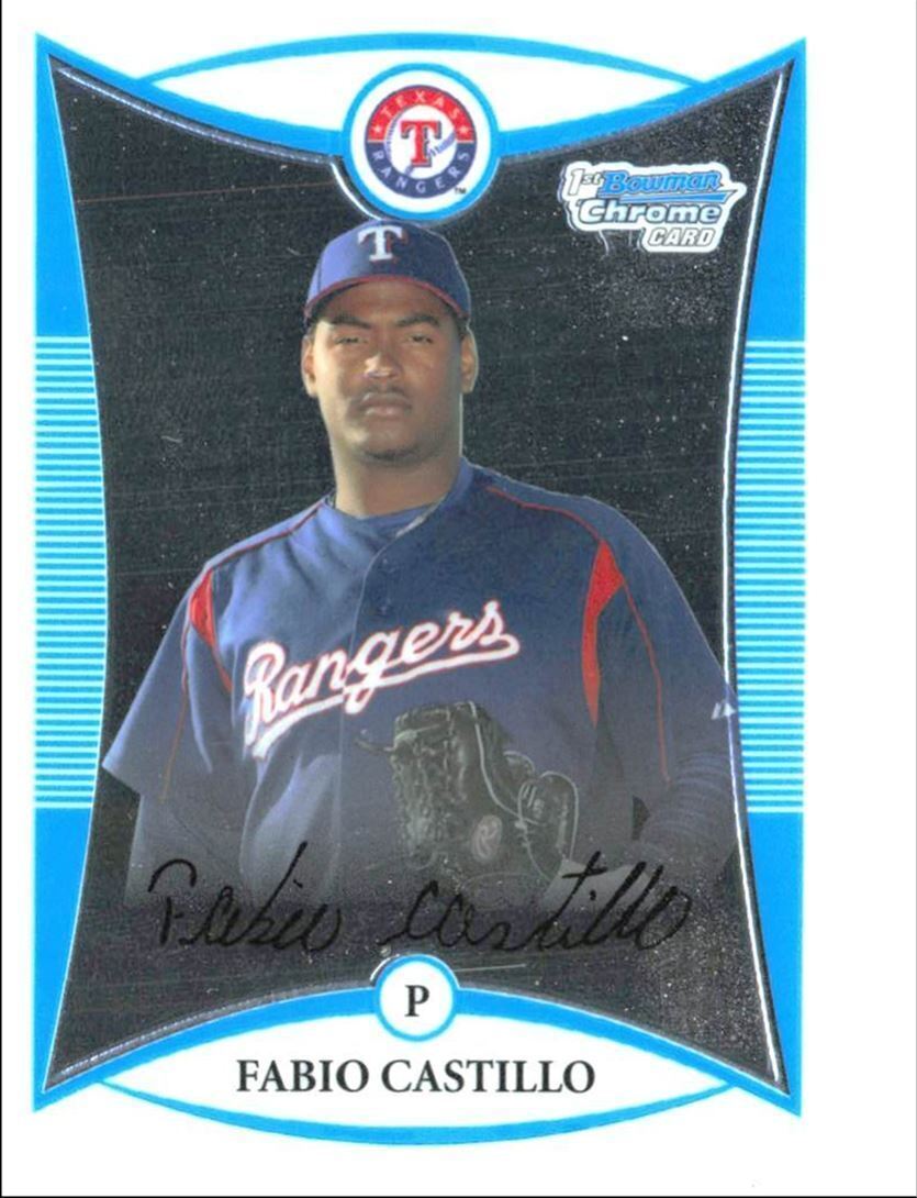 2008 Bowman Chrome Prospects Fabio Castillo .. Texas Rangers #BCP222