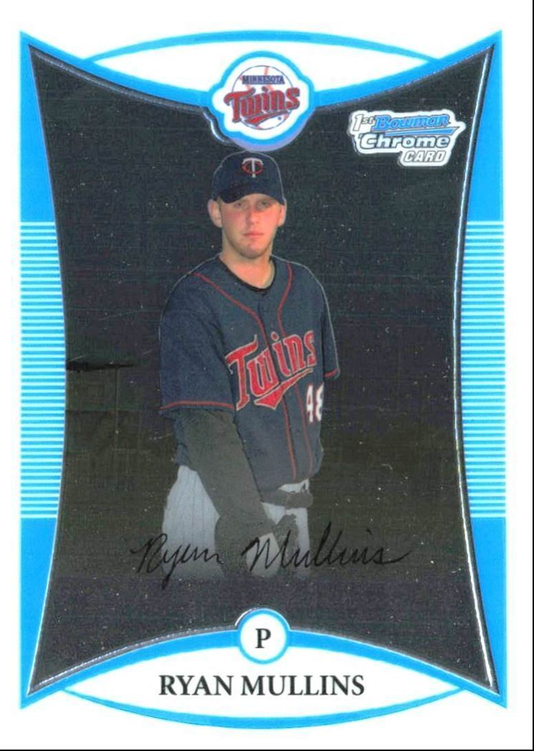 2008 Bowman Chrome Prospects Ryan Mullins c Minnesota Twins #BCP138