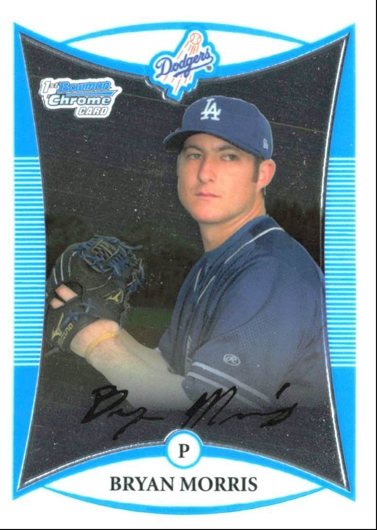 2008 Bowman Chrome Prospects Bryan Morris p Los Angeles Dodgers #BCP148
