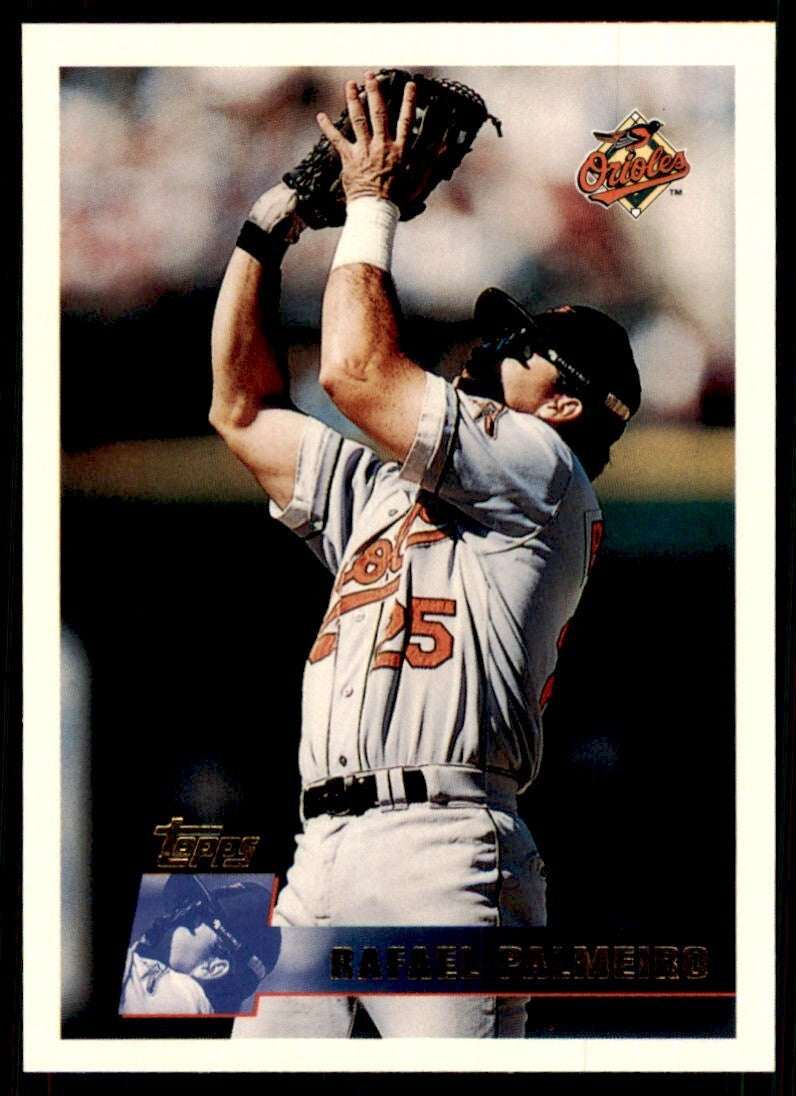 1996 Topps Rafael Palmeiro Baseball Cards #395