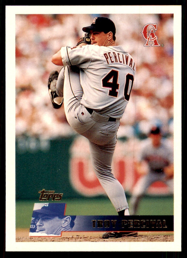 1996 Topps Troy Percival Baseball Cards #43