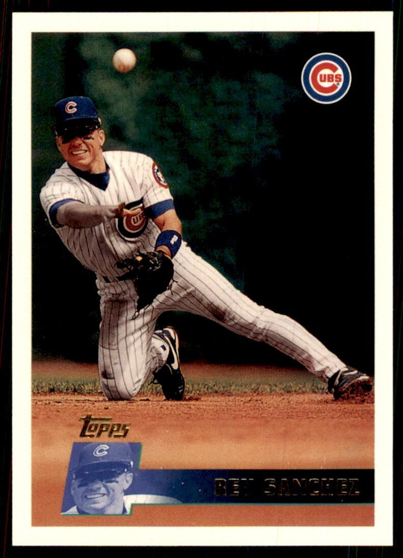 1996 Topps Rey Sanchez Baseball Cards #287