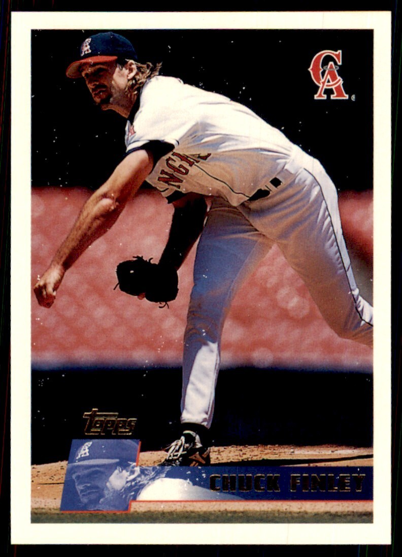 1996 Topps Chuck Finley Baseball Cards #192