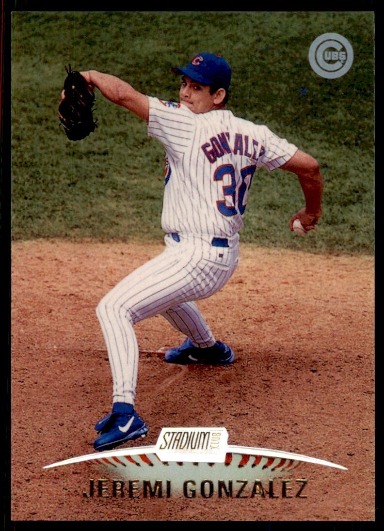 1999 Stadium Club Jeremi Gonzalez Baseball Cards #48