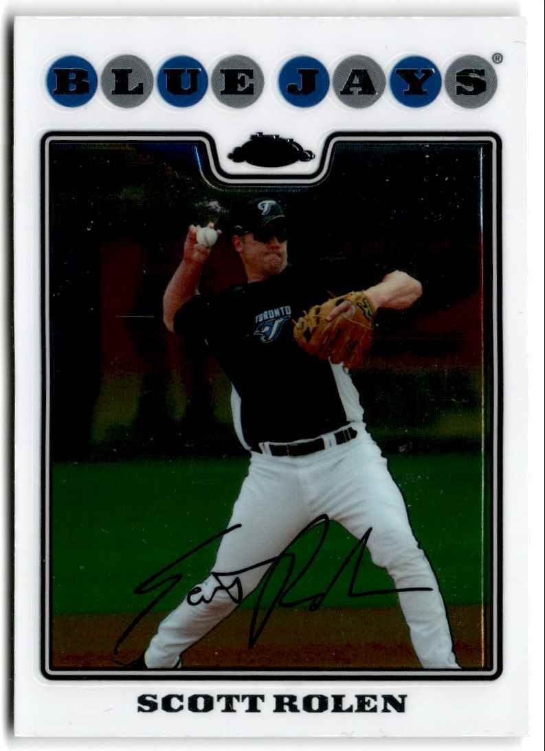 2008 Topps Chrome Scott Rolen Toronto Blue Jays #49