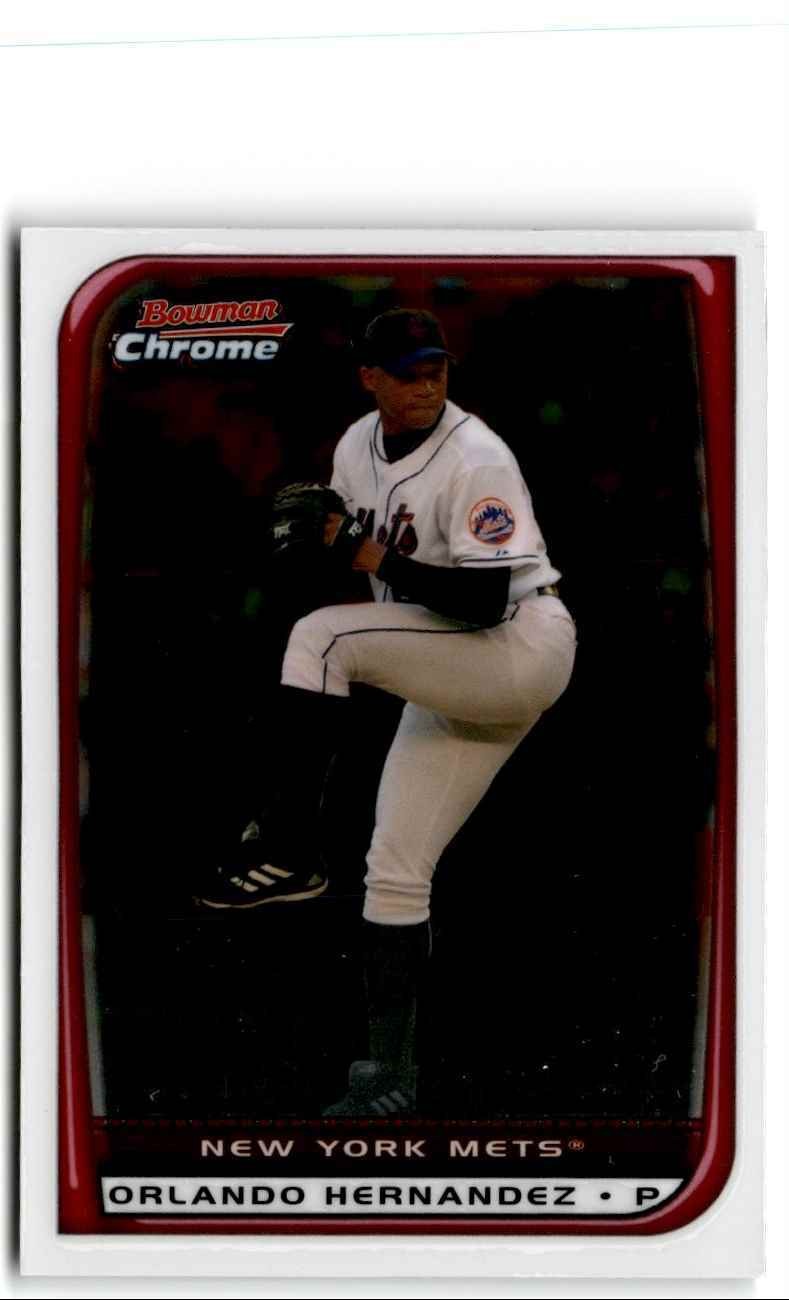 2008 Bowman Chrome Orlando Hernandez New York Mets #131