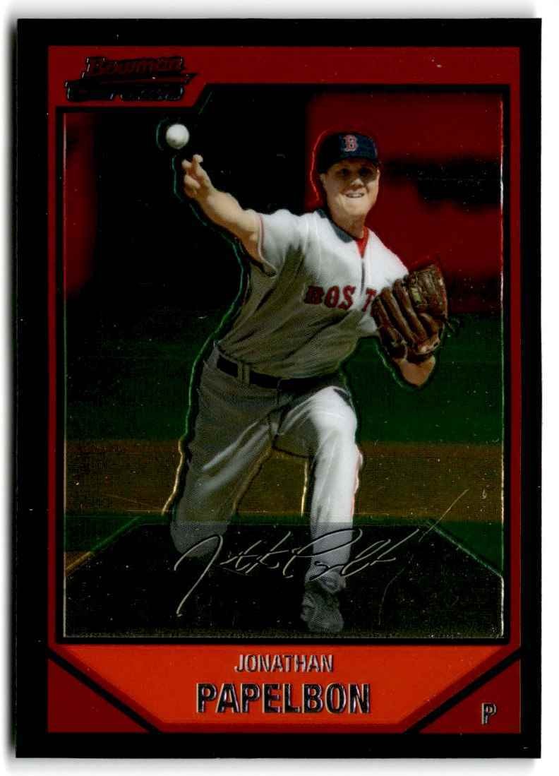 2007 Bowman Chrome Jonathan Papelbon Boston Red Sox #6