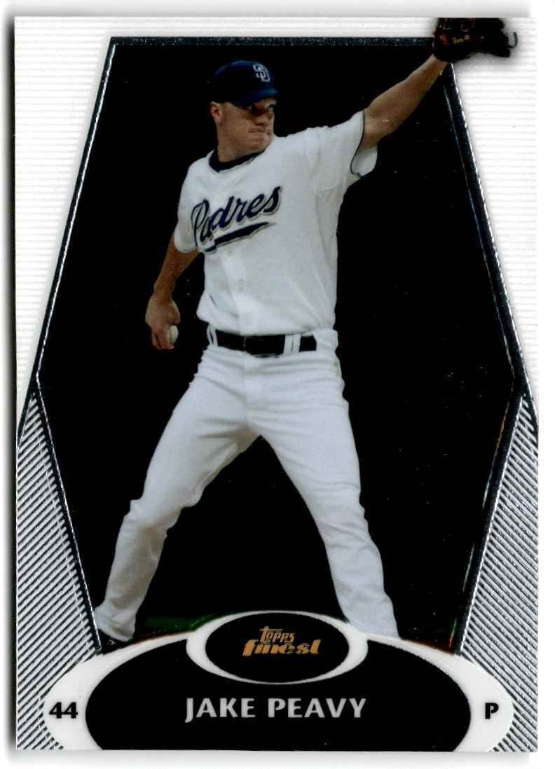 2008 Finest Jake Peavy San Diego Padres #15