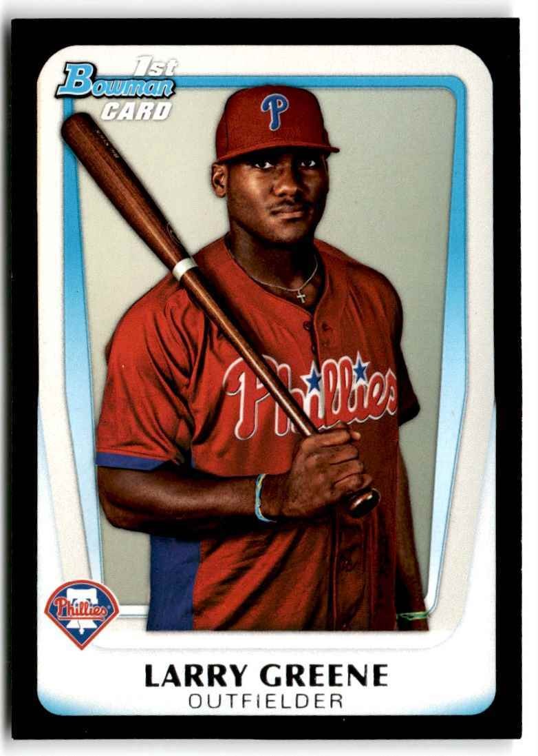 2011 Bowman Draft Picks & Prospects Larry Greene 1st Philadelphia Phillies