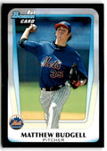 2011 Bowman Draft Picks & Prospects Matthew Budgell New York Mets #BDPP71