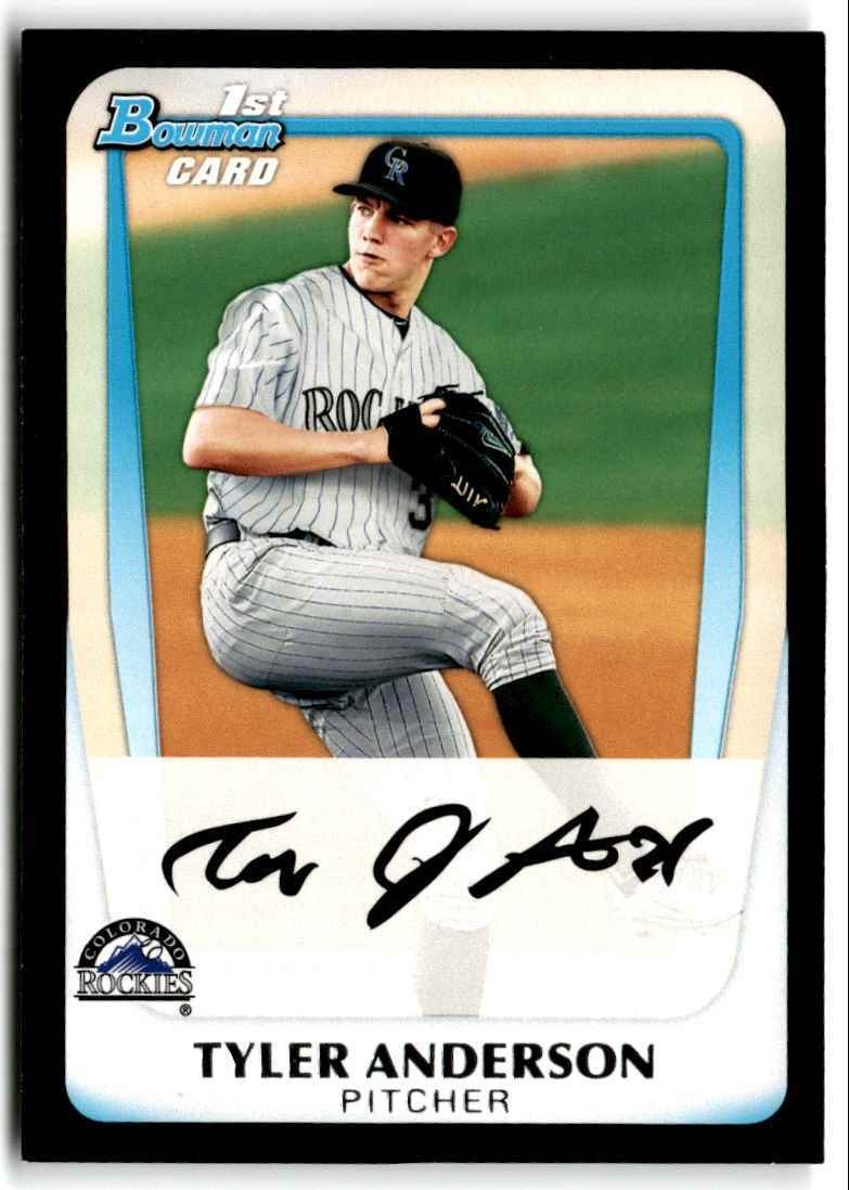 2011 Bowman Draft Picks & Prospects Tyler Anderson / Colorado Rockies #BDPP3