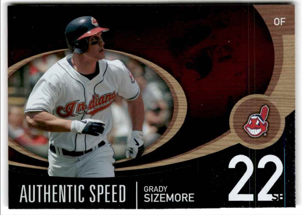 2007 SP Authentic Speed Grady Sizemore ` Cleveland Indians #AS-23