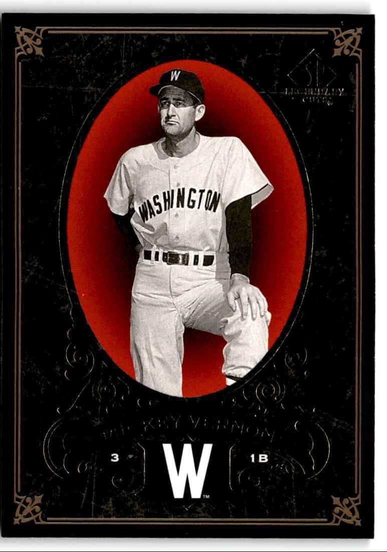 2007 SP Legendary Cuts Mickey Vernon Washington Senators #98