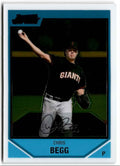 2007 Bowman Chrome Prospects Chris Begg . San Francisco Giants #BC176