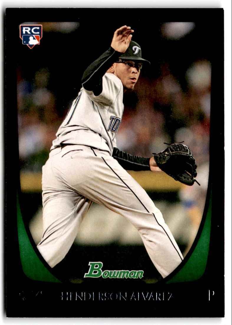 2011 Bowman Henderson Alvarez Rookie ` Toronto Blue Jays #82