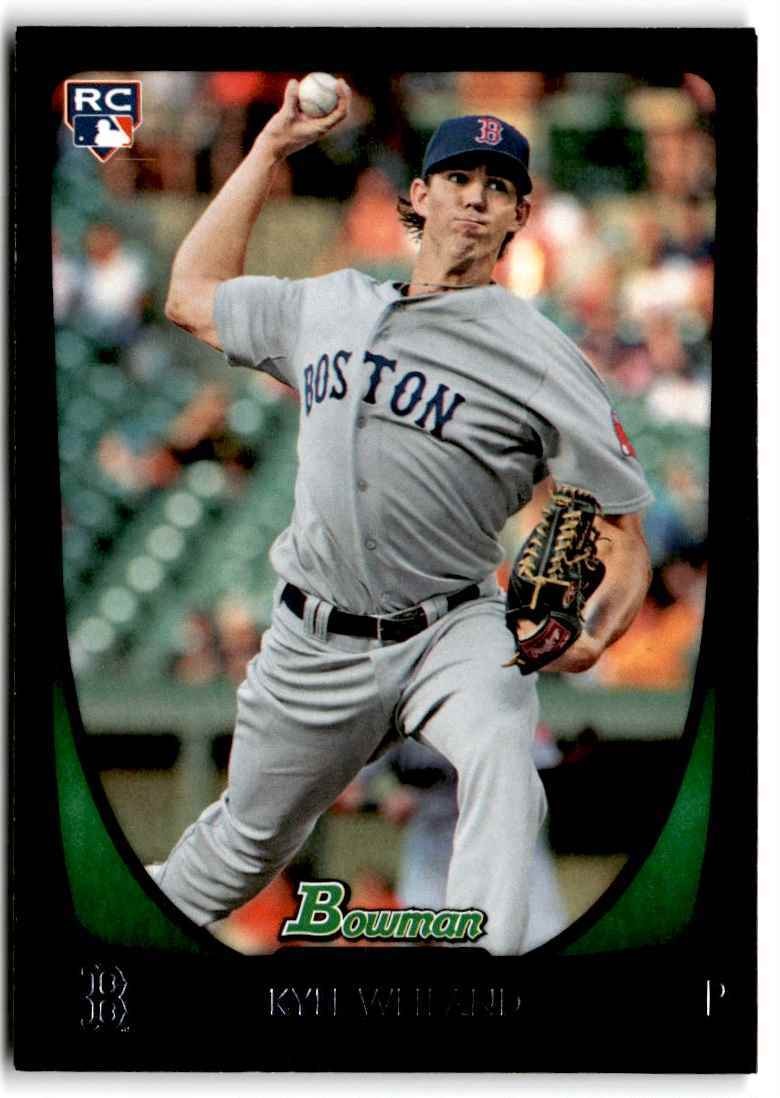 2011 Bowman Kyle Weiland Rookie x Boston Red Sox #102