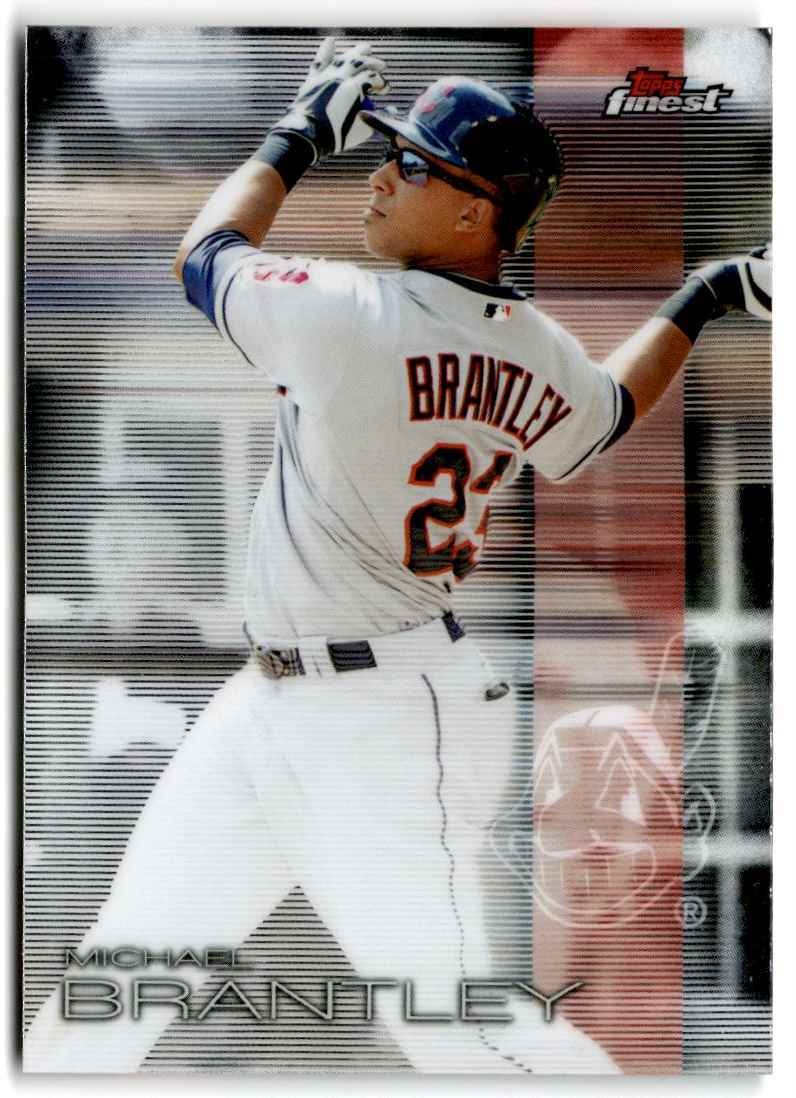 2016 Topps Finest Michael Brantley Cleveland Indians #51