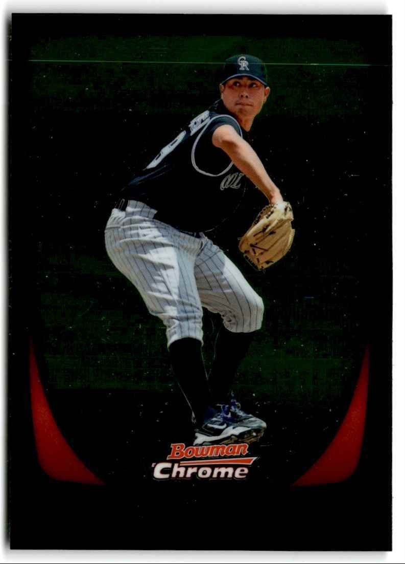 2011 Bowman Chrome Jorge De La Rosa p Colorado Rockies #44