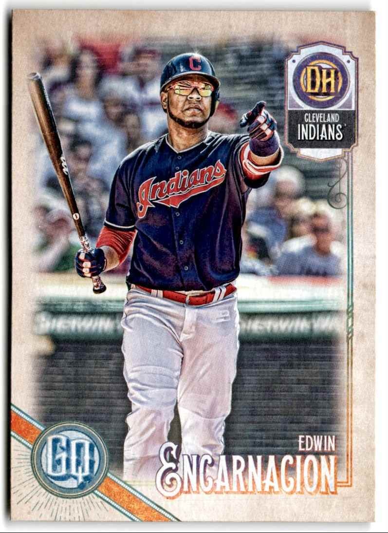 2018 Topps Gypsy Queen Edwin Encarnacion , Cleveland Indians #259
