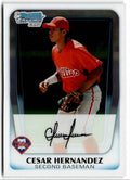 2011 Bowman Chrome Prospects Cesar Hernandez a Philadelphia Phillies #BCP122