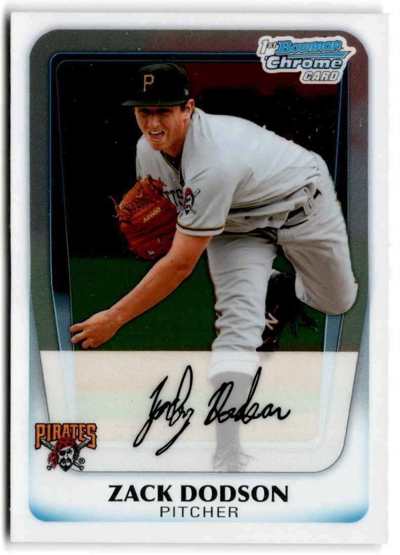 2011 Bowman Chrome Prospects Zack Dodson Pittsburgh Pirates #BCP120