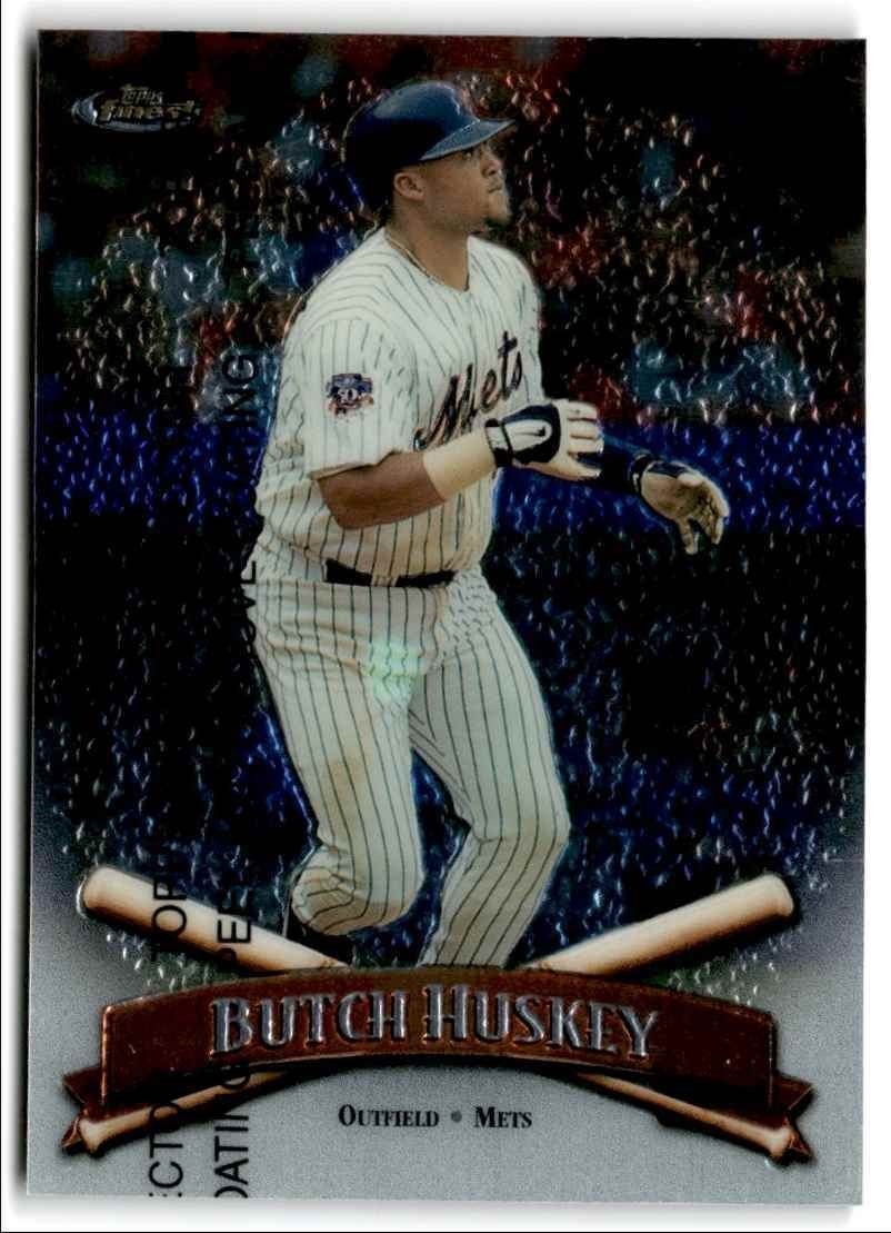 1998 Finest W/coating Butch Huskey New York Mets #122