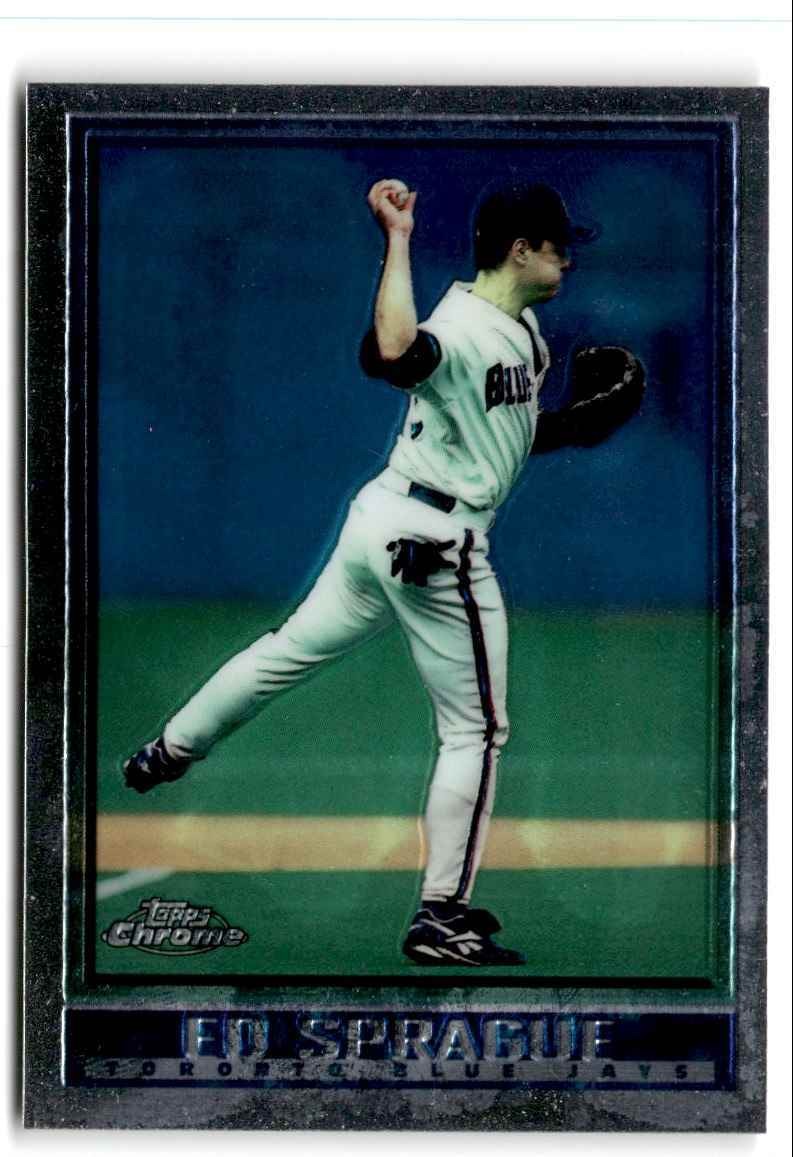 1998 Topps Chrome Ed Sprague Toronto Blue Jays #428