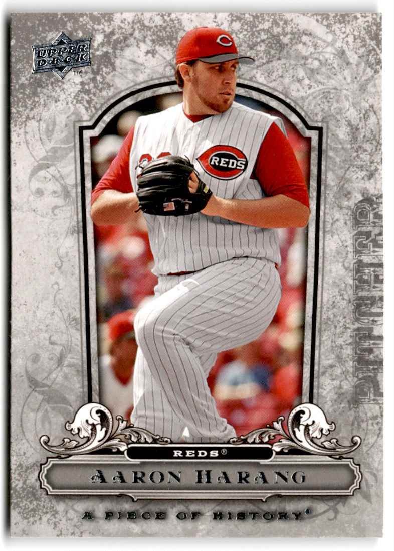 2008 Upper Deck A Piece of History Aaron Harang Cincinnati Reds #28