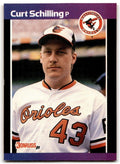 1989 Donruss Curt Schilling Rookie // Baltimore Orioles #635