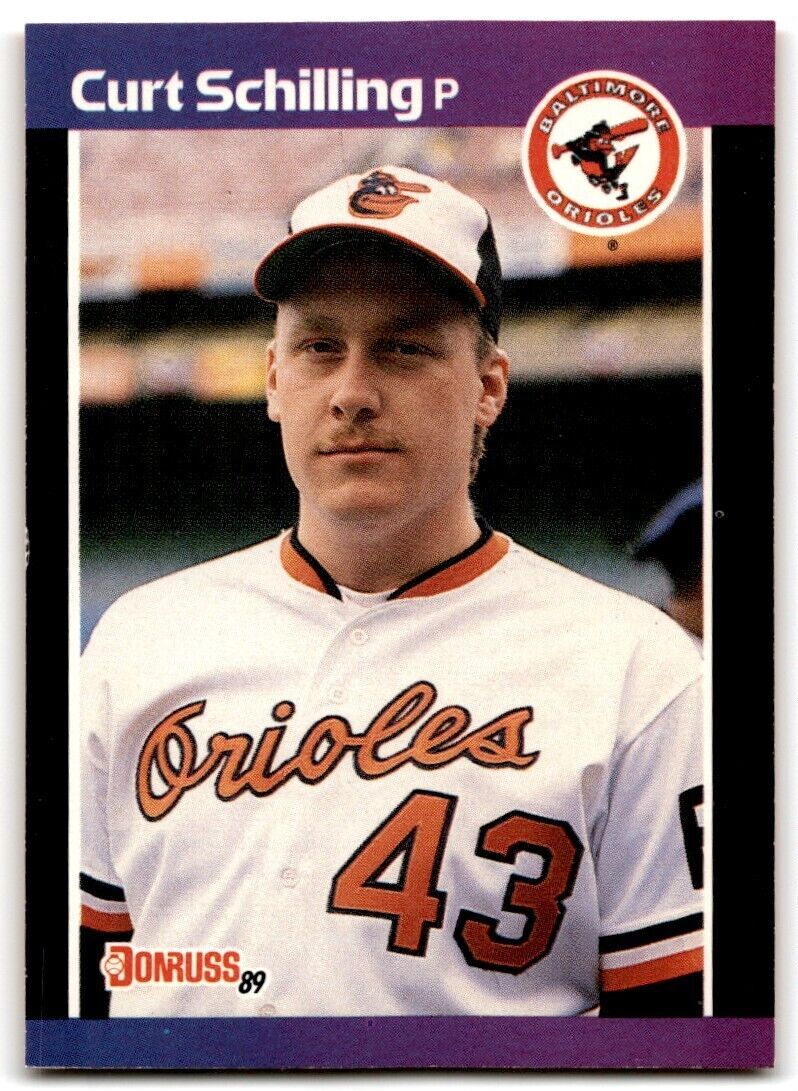 1989 Donruss Curt Schilling Rookie // Baltimore Orioles #635