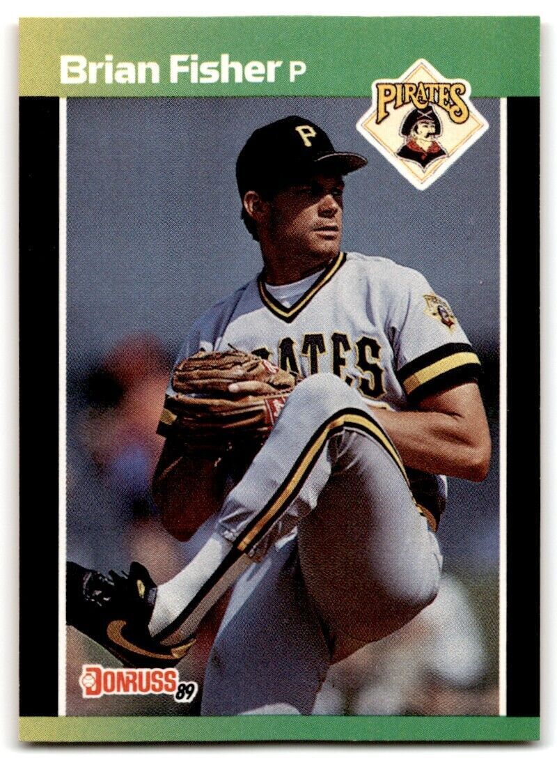 1989 Donruss Brian Fisher Pittsburgh Pirates #126