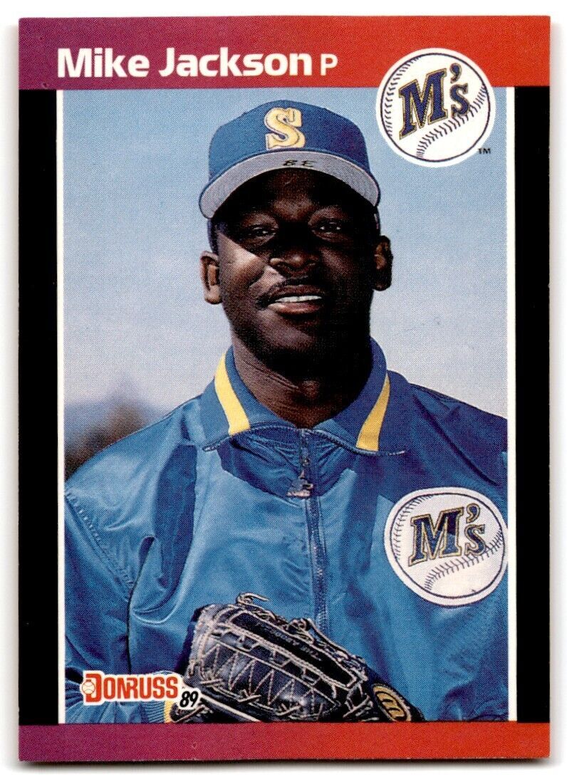 1989 Donruss Mike Jackson Seattle Mariners #652