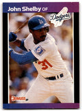 1989 Donruss John Shelby Los Angeles Dodgers #314