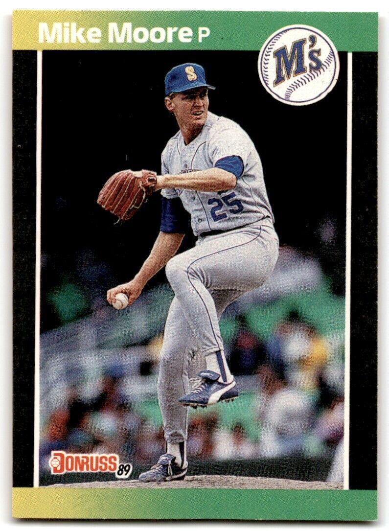 1989 Donruss Mike Moore P Seattle Mariners #448