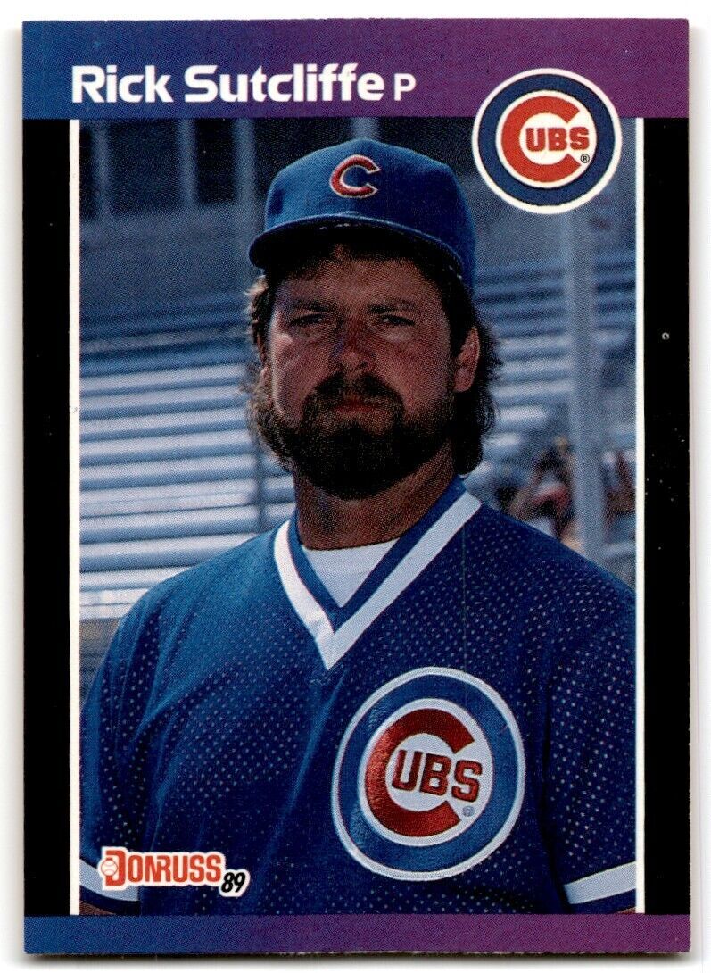 1989 Donruss Rick Sutcliffe Chicago Cubs #223